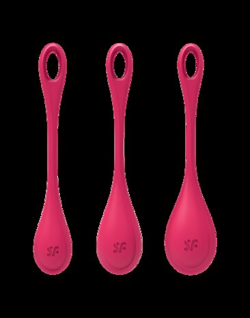 Satisfyer - Yoni Power 1 - Kegel Balletjes Set - Rood