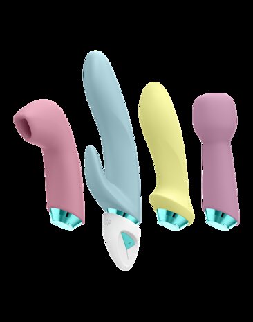 Satisfyer - Fabulous Four - Air Pulse + Vibrator Set - Multicolor