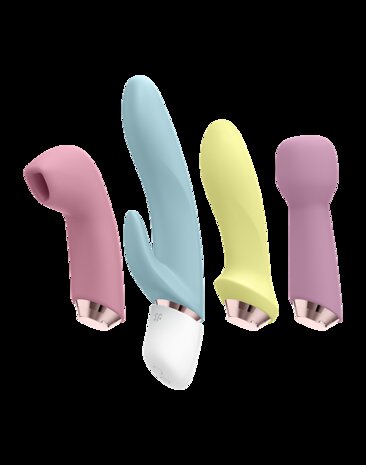 Satisfyer - Marvelous Four - Air Pulse + Vibrator Set - Multicolor