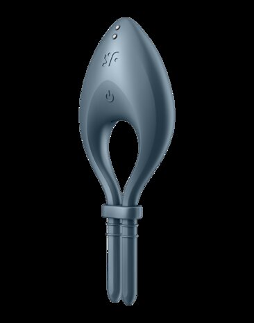 Satisfyer - Bullseye - Cockring Vibrator - Donkerblauw