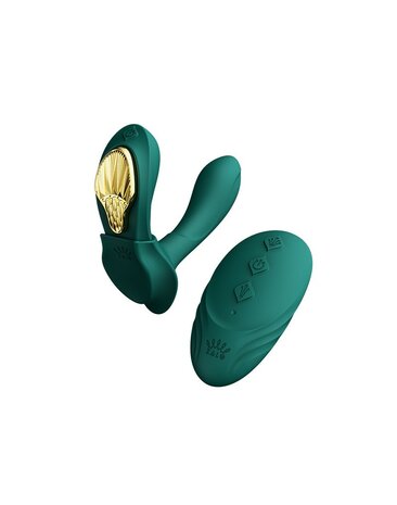 ZALO - Aya - Draagbare Vibrator met Afstandsbediening - Groen