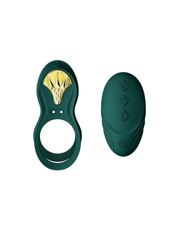 ZALO - Bayek - Cockring Vibrator (met afstandsbediening) - Groen