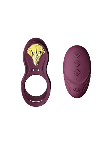 ZALO - Bayek - Cockring Vibrator (met afstandsbediening) - Paars