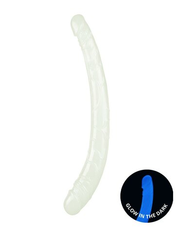 Love Toy - Lumino Play Dubbele Dildo 37 cm - Glow in the Dark
