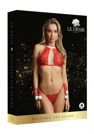 Snow Angel Kerstlingerie Setje - One Size