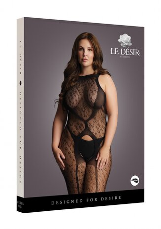 Kruisloze Bodystocking - Plus Size