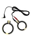Rimba Electro Sex Siliconen Cock Ringen, bi polair. Rond model