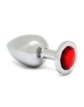 Rimba - Buttplug GROOT met kristal, massief (unisex)