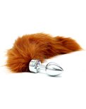 Rimba - Buttplug met bruine staart (unisex)