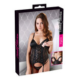Kanten bustier met jarretels