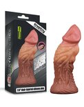Love Toy - Dildo met Aderen 18 cm - Nude/Bruin