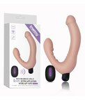 Love Toy - iJoy - Vibrerende Dubbele Dildo met afstandbediening - Nude