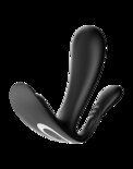 Satisfyer - Top Secret+ - Draagbare vibrator met anale stimulator - Zwart