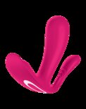 Satisfyer - Top Secret+ - Draagbare vibrator met anale stimulator - Roze