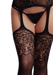 Jarretel Bodystocking met Strass - One Size