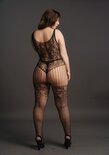 Bodystocking met Kant en Visnet - Plus Size