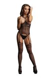 Bodystocking met Bretels en Bandjes - One Size