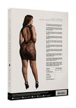 Kanten Mini Jurk met Hoge Nek - Plus Size