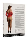 Kruisloze Strass Teddy - Plus Size