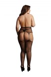 Jarretel Panty met Strass - Plus Size