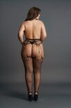 Jarretel Panty met Scheuren - Plus Size