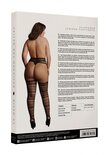 Jarretel Panty Gestreept - Plus Size