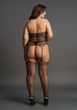Bodystocking met Bretels en Bandjes - Plus Size