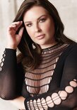 Kalyke XXIII - Bodystocking met Col - Plus Size