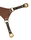 Liebe Seele - Leren Slip - Zwart, Bruin & Goud