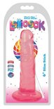 Lollicock - Dildo Slim Stick - Cherry Ice - 15.2 cm