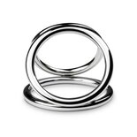 Sinner - Triad Chamber Metalen Cock- En Balring - Large