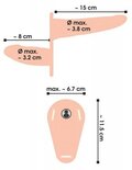 Strap-On Met Dubbele Vibrerende Dildo