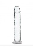 Crystal Addiction - Transparante Dildo - 18 cm