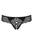 Miamor String Met Open Kruisje - Zwart