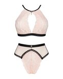 Lilines Kanten BH Set - Roze