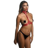 Female Chest Harnas - Rood