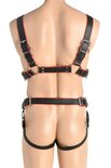 Heathen Harness L/XL - Zwart, Rood