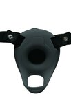Realistische Vibrerende Siliconen Penis Sleeve - Zwart