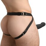 Gladde Siliconen Penis Sleeve - Zwart