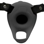Gladde Siliconen Penis Sleeve - Zwart