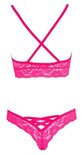 Kanten BH Set - Roze