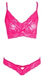 Kanten BH Set - Roze