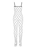 Visnet Catsuit - Zwart