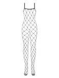 Visnet Catsuit - Zwart