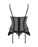 Serena Love - Korset en String - Zwart
