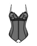 Serena Love - Open Kruis Body - Zwart