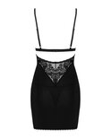 Maderris Elegante Babydoll en String - Zwart