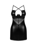 Obsessive - Norides Babydoll & String - Zwart