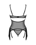 Obsessive - Sherila Korset & String - Zwart