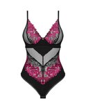 Obsessive - Rosenty Teddy - Zwart/Paars